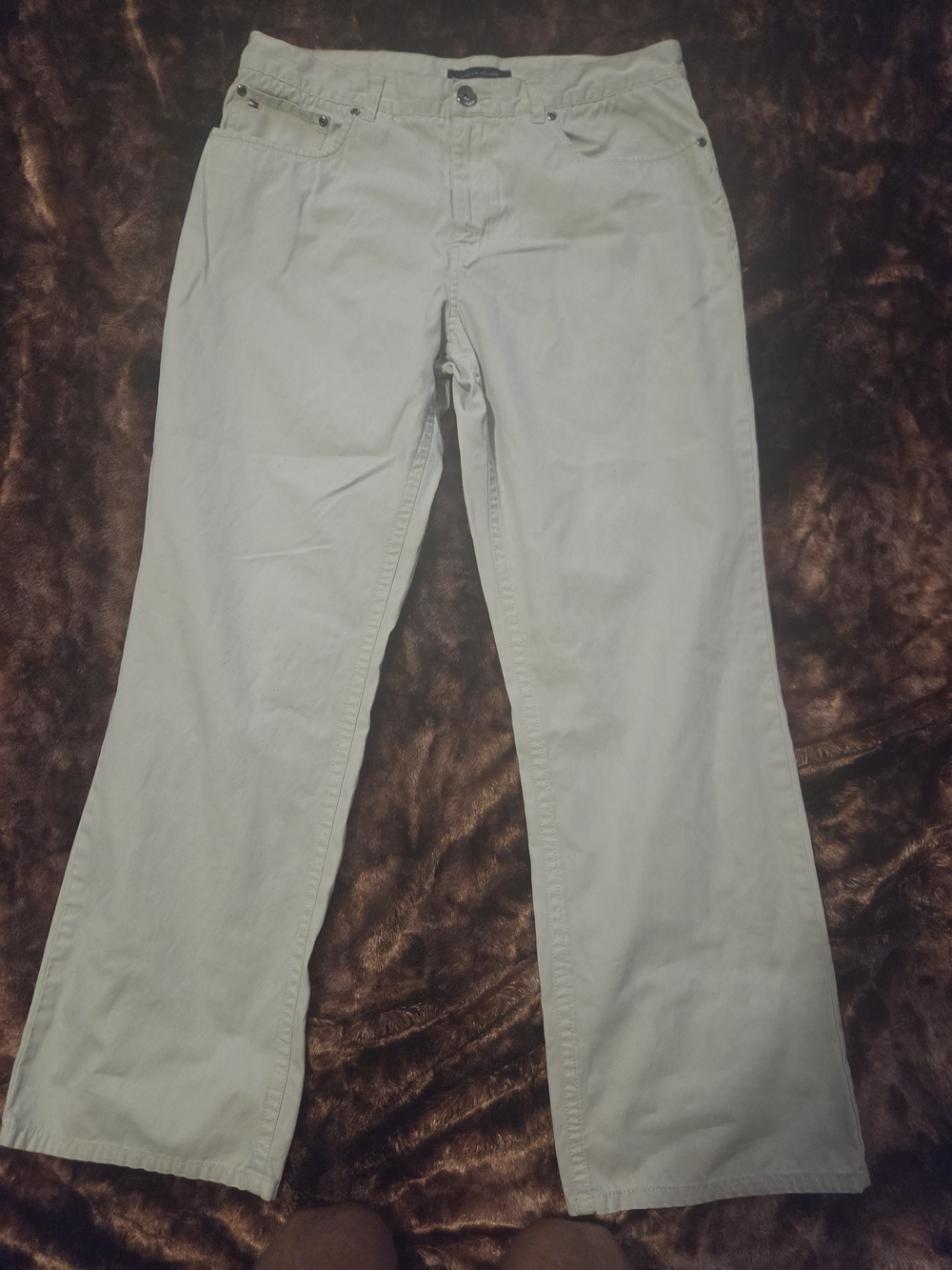 Classic Mens Light Beige Jeans